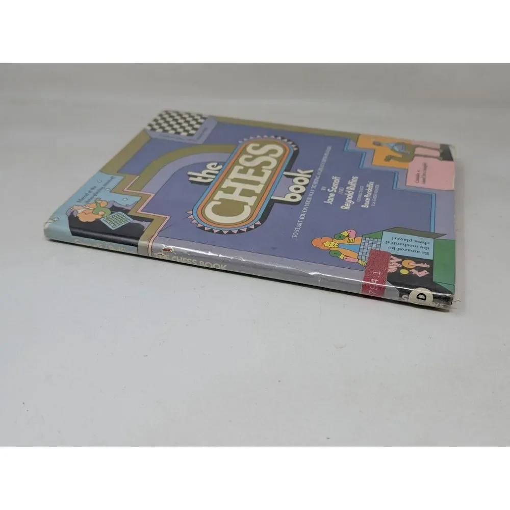 The Chess Book by Jane Sarnoff &‎ Reynold Ruffins Ex-Library Vintage 1973 1970s